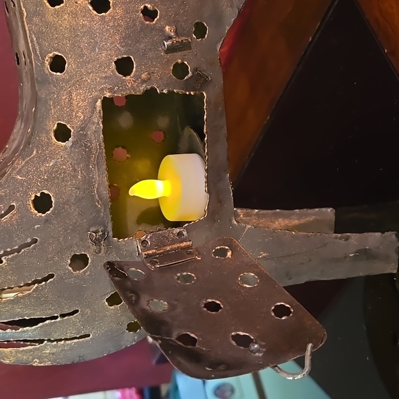 Metal Patio Votive Candle Holder Reindeer - Picture 6 of 8